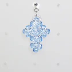 Pierces - Silver brass - Earrings Aileen - Pierces - Silver brass - Laiton argenté